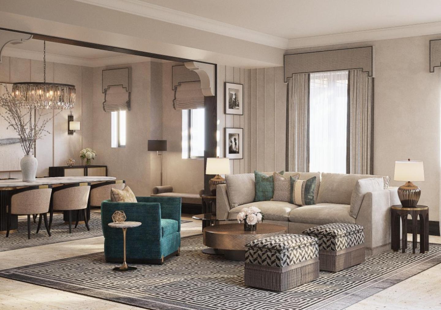 Jumeirah Dar Al Masyaf Dubai Ngoại thất bức ảnh A living room